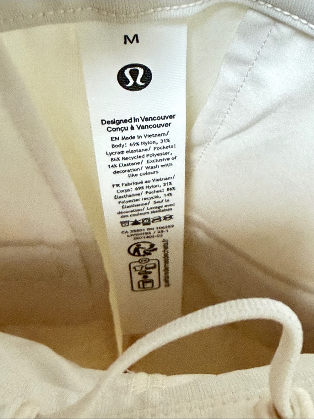 lululemon NWT Medium Daydrift High-Rise Wide-Leg Trousers Ivory - Picture 7 of 7